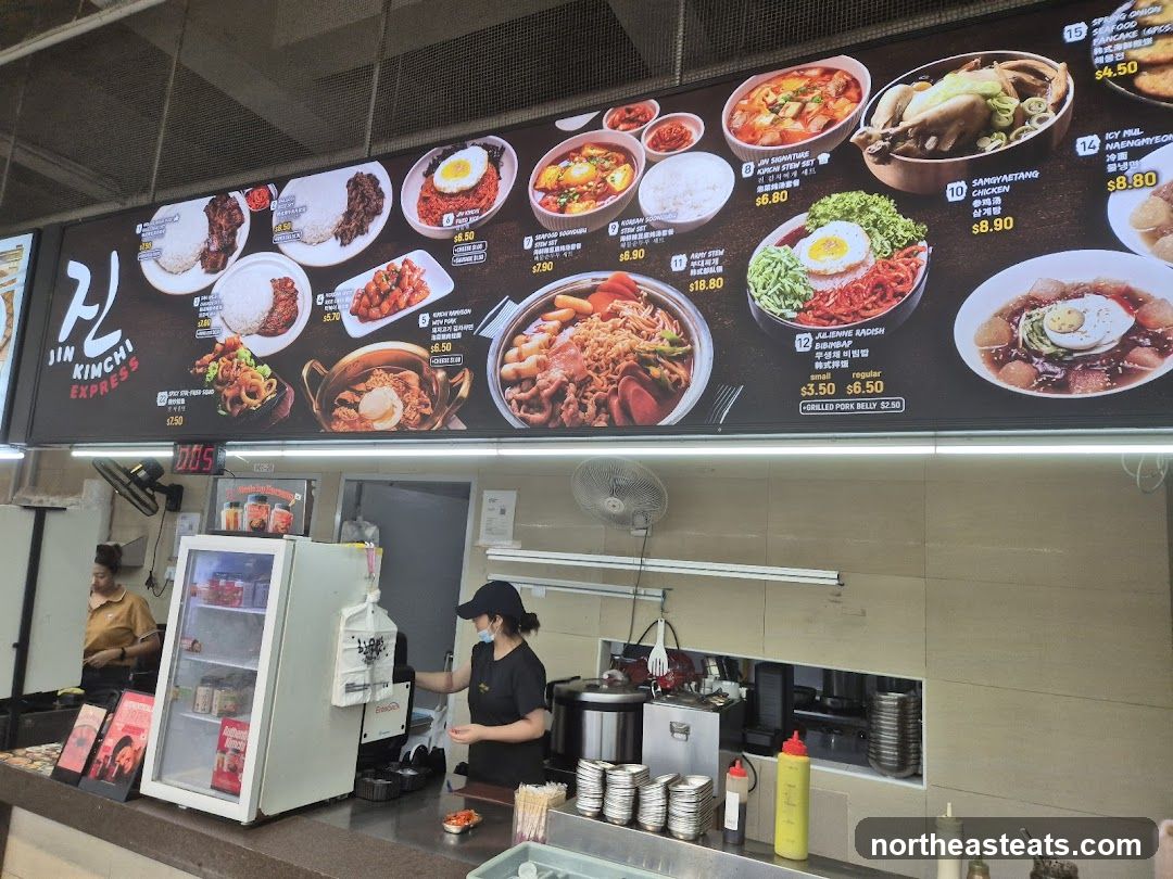 Jin Kimchi Express Menu