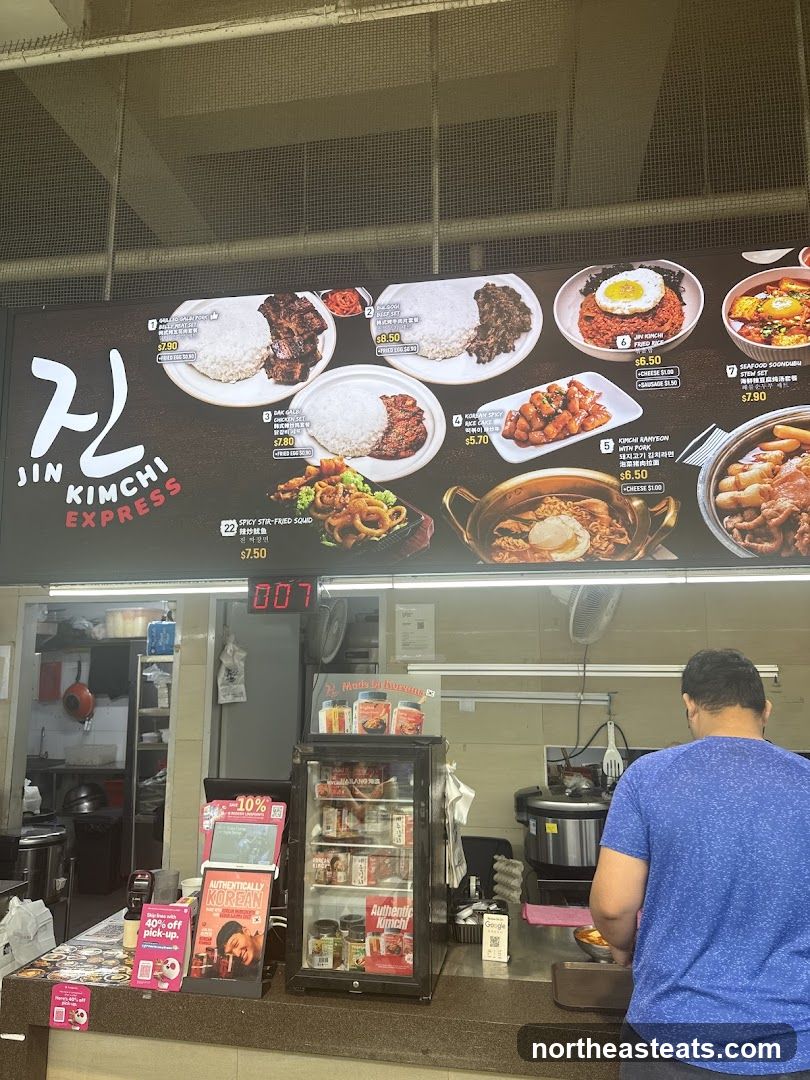 Jin Kimchi Express Menu