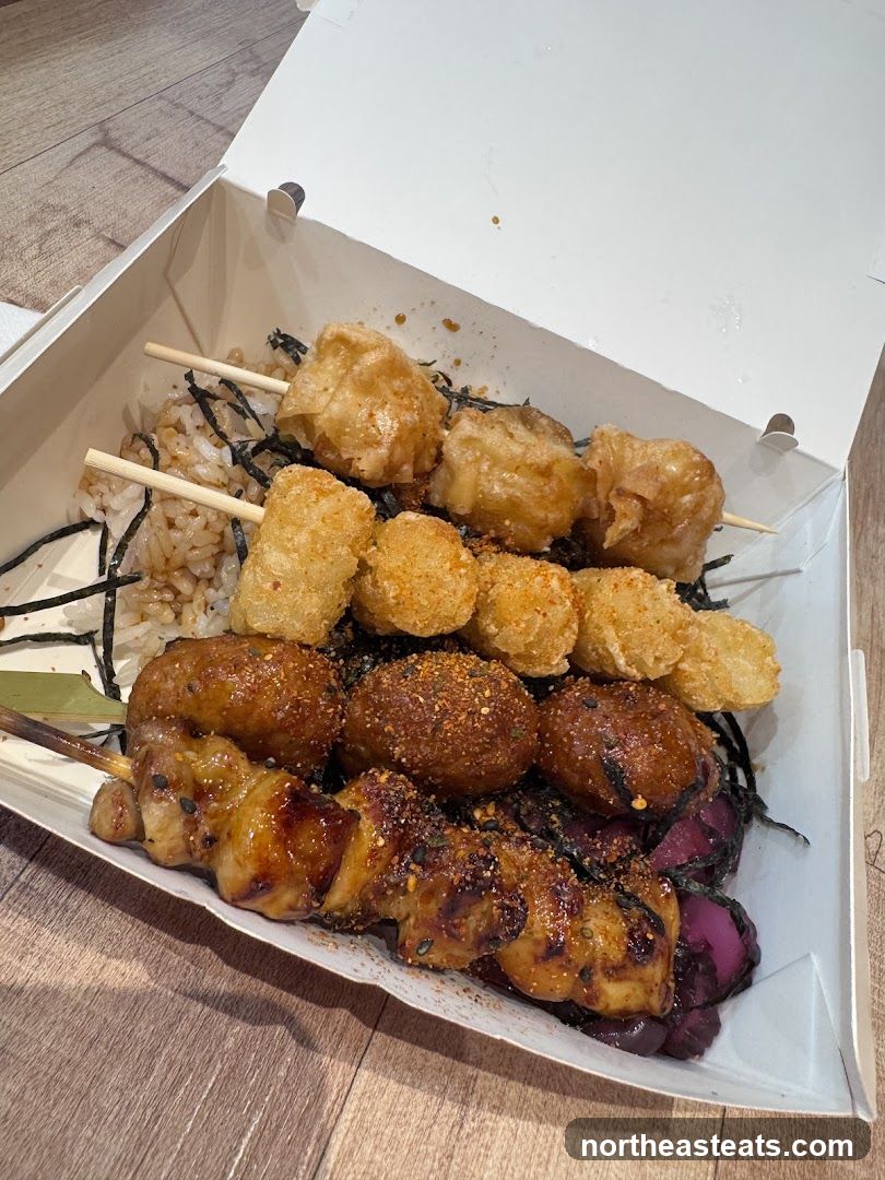 Skewers and Rice Box