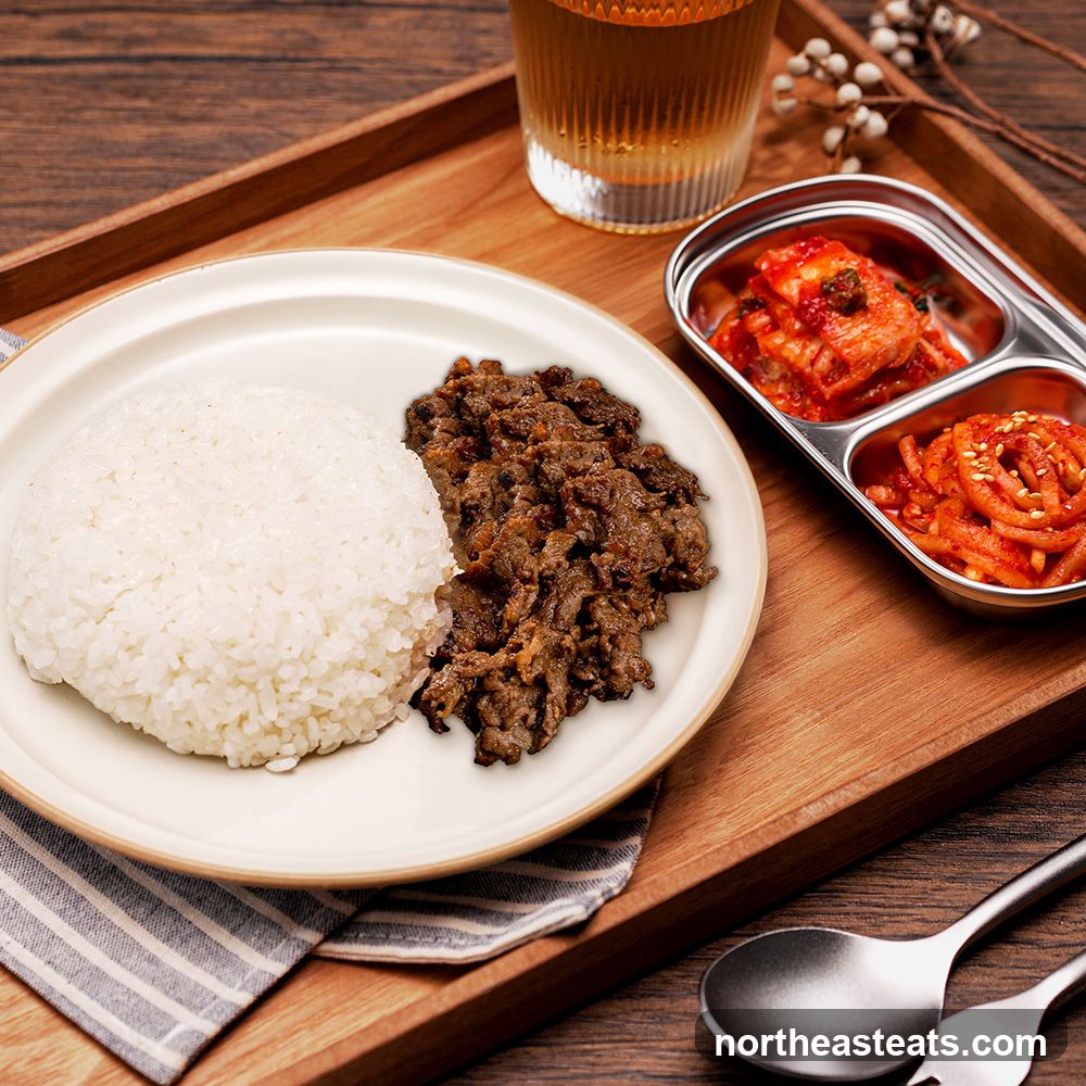 Korean Beef and Rice Meal