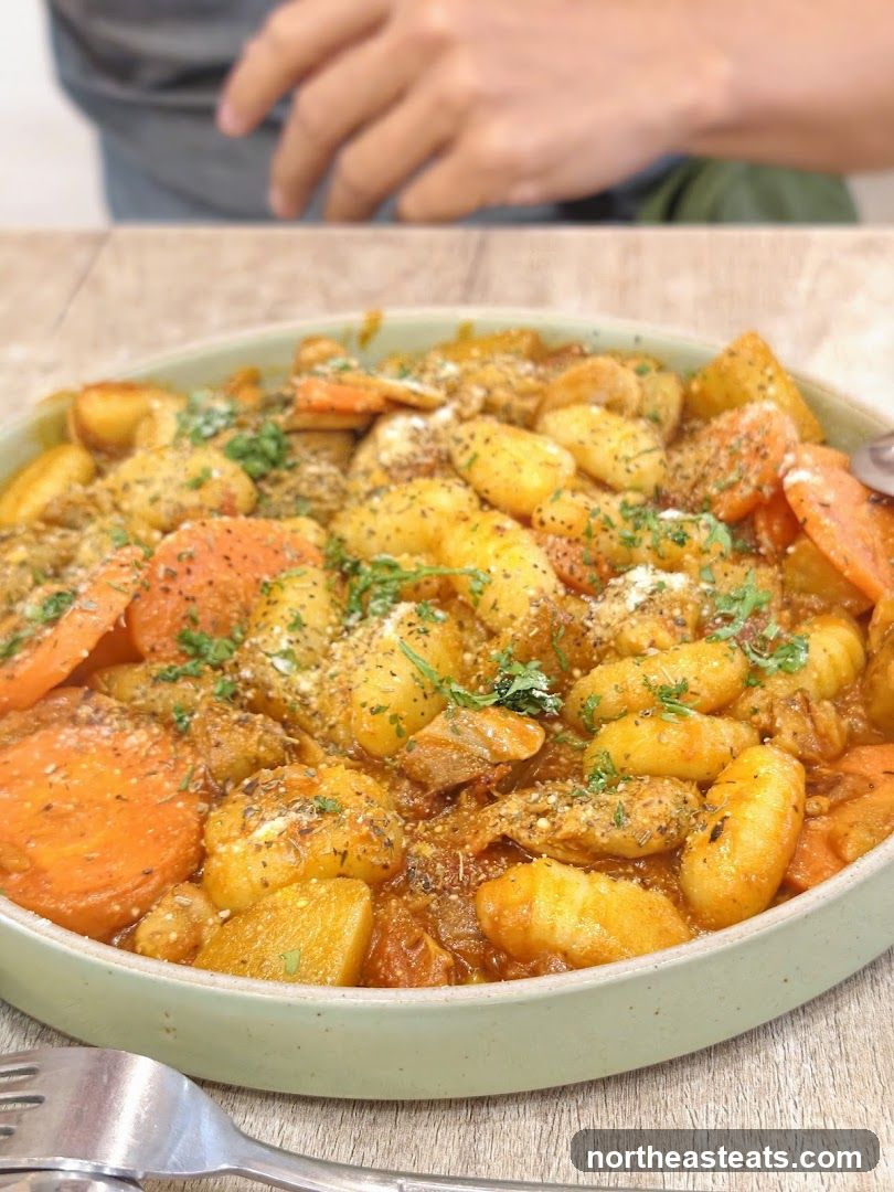 Hearty Stew with Potatoes and Carrots