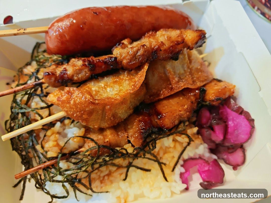 Bento Box with Skewers