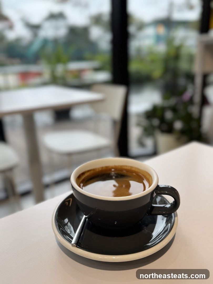 Coffee cup on table