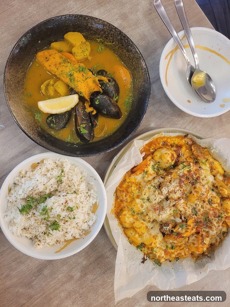Seafood Stew and Rice