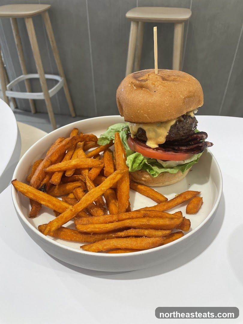 Burger and Fries