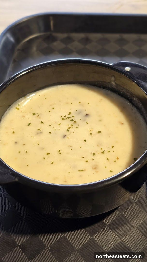 Creamy Soup with Garnish