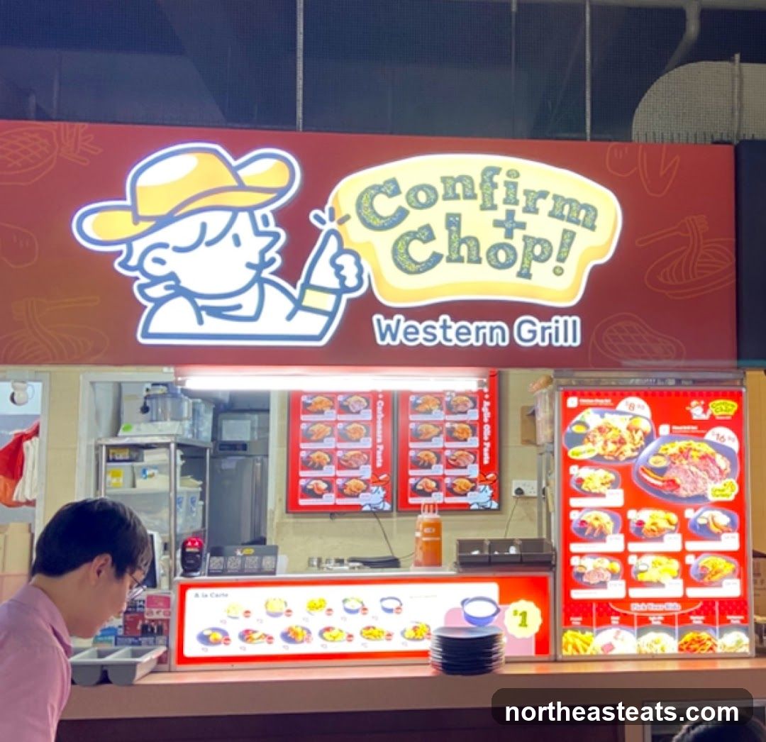 Confirm + Chop! Western Grill Menu