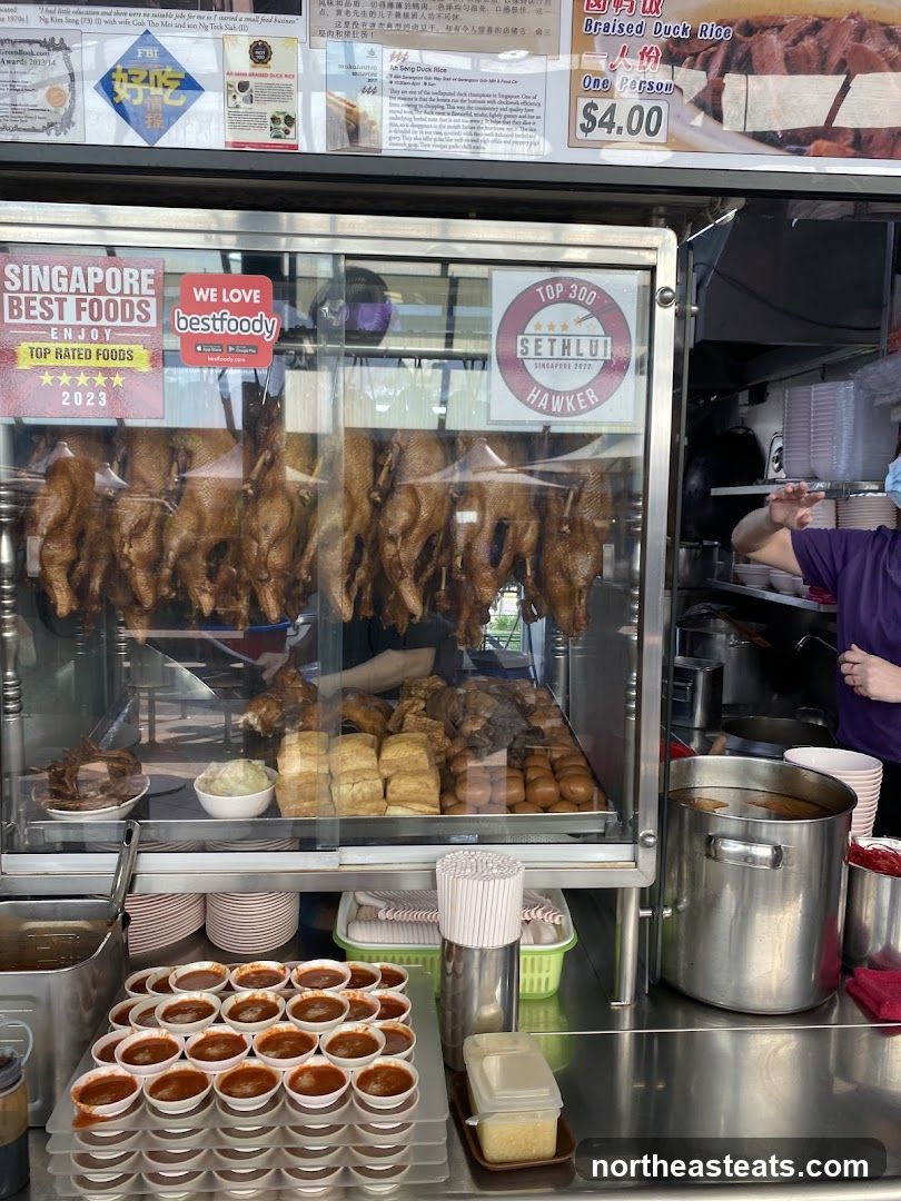 Hawker Stall with Braised Duck