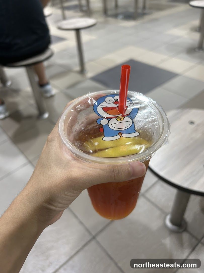 Doraemon themed drink