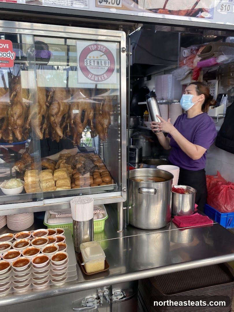 Hawker Stall with Roasted Ducks