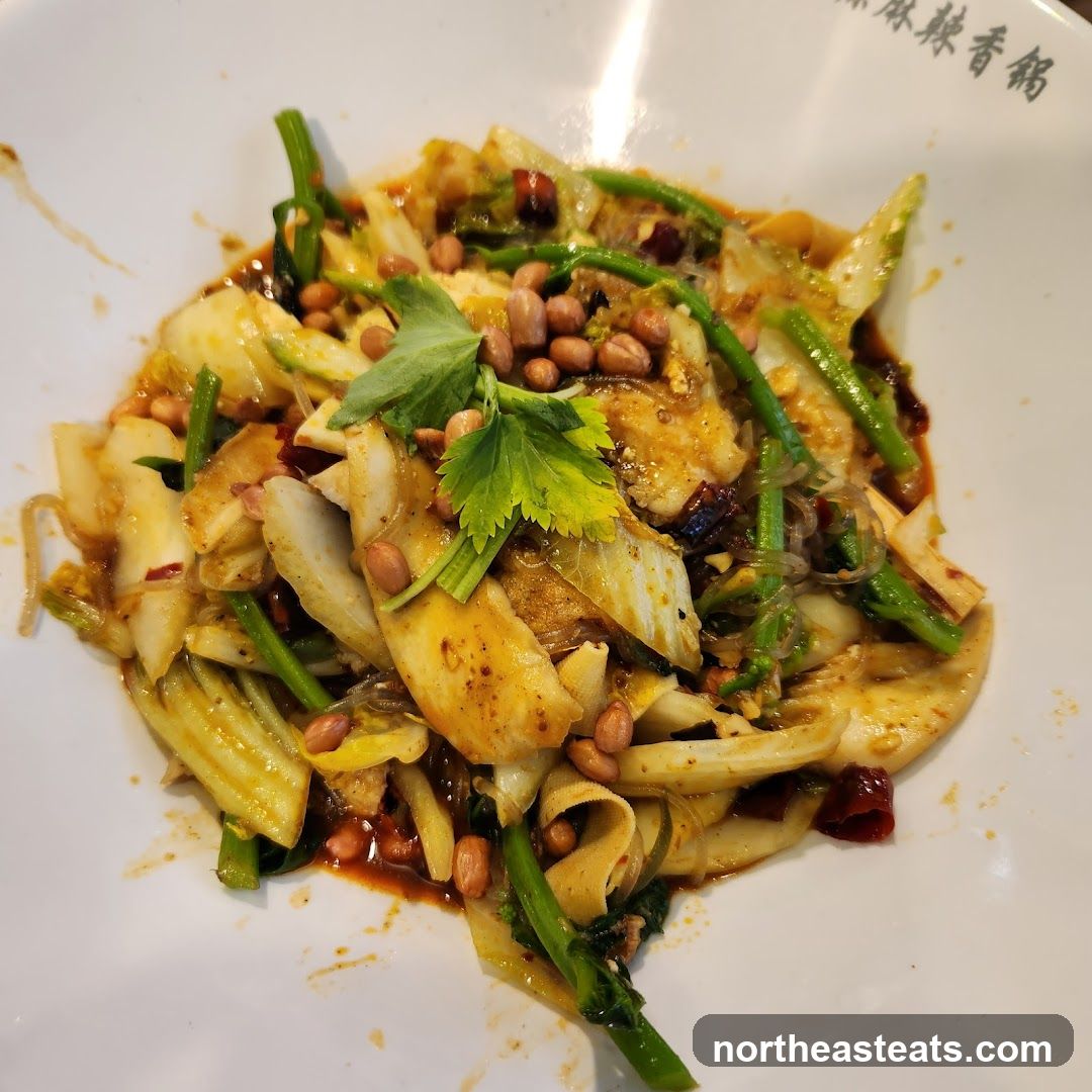 Spicy Cabbage and Peanut Stir-fry
