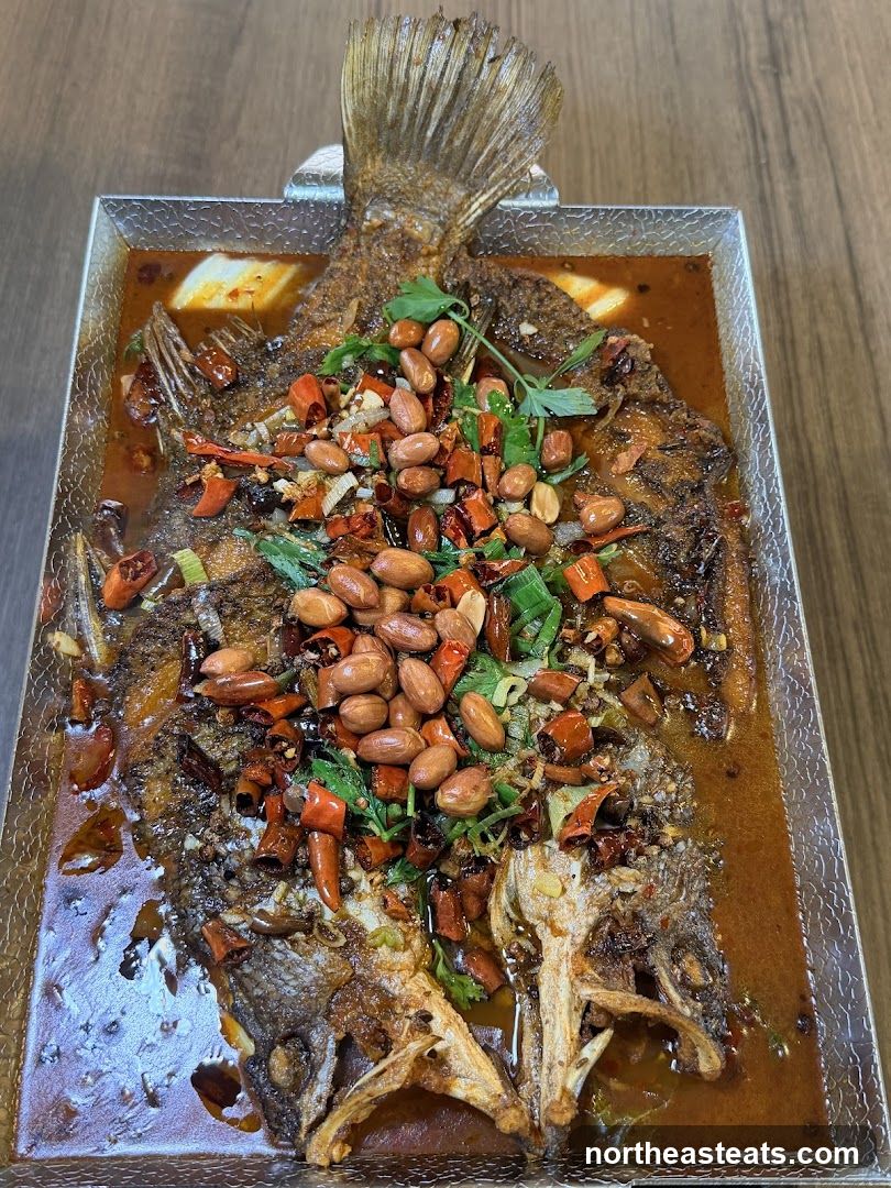 Spicy Braised Fish with Peanuts