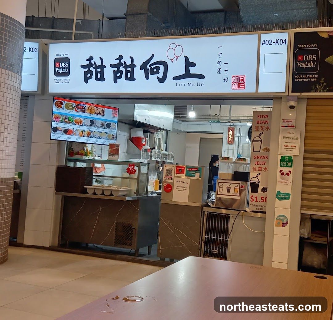 Dessert Stall with Menu