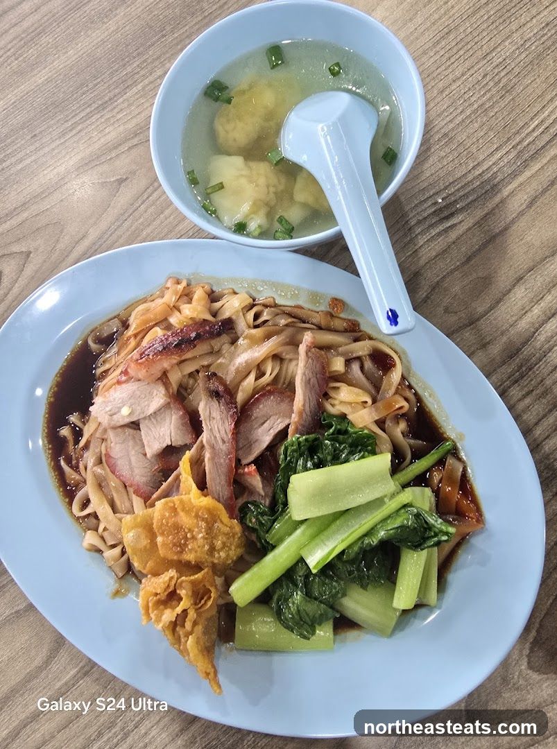 Noodles with Char Siu and Wonton Soup