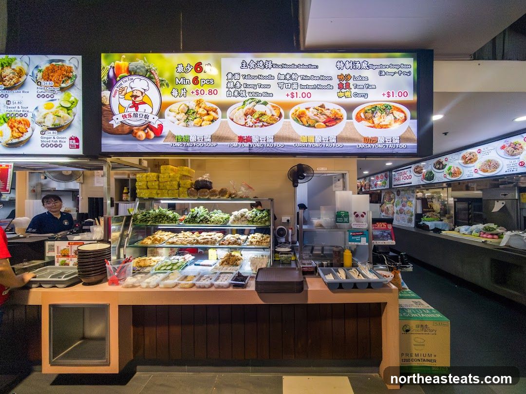 Food Stall Menu and Display
