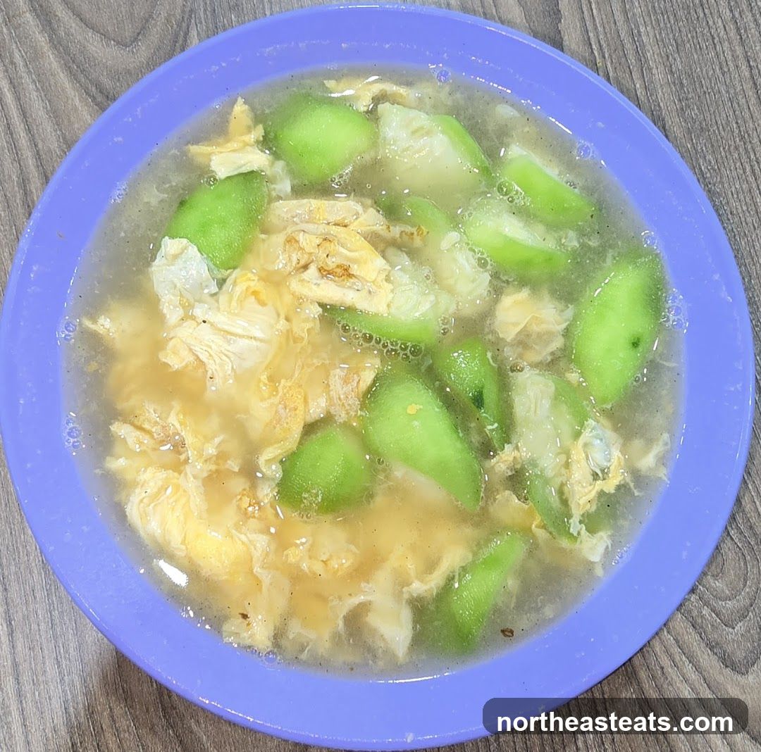 Luffa Gourd and Egg Soup