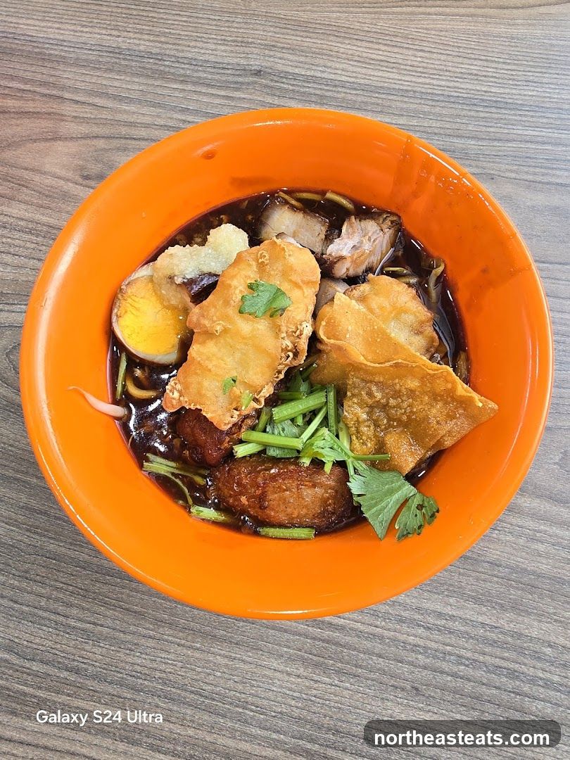 Noodle Soup with Various Toppings
