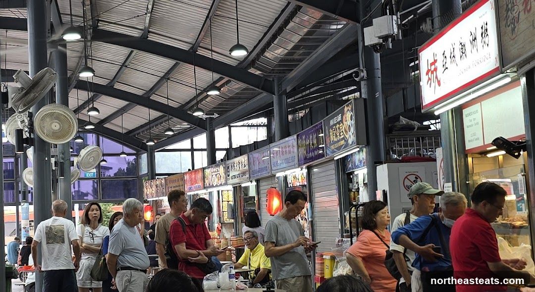Food Court with Various Stalls