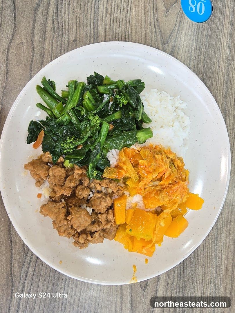 Plate of food