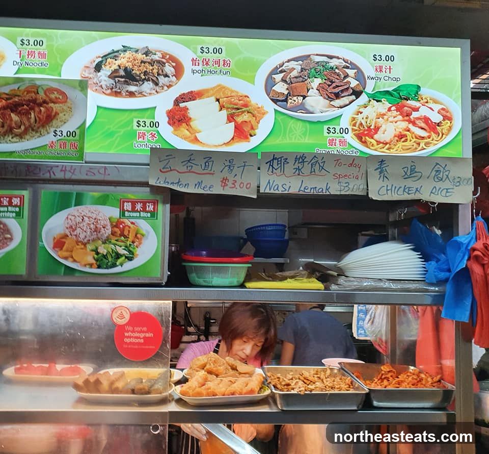 Food Stall Menu and Display