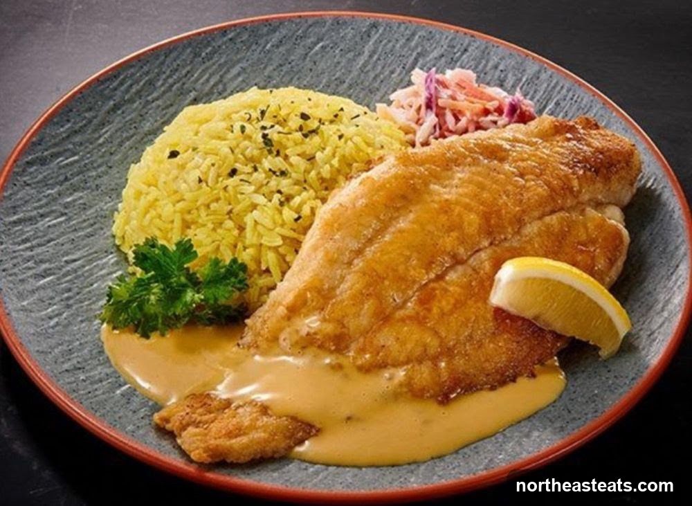 Fried Fish with Rice and Coleslaw