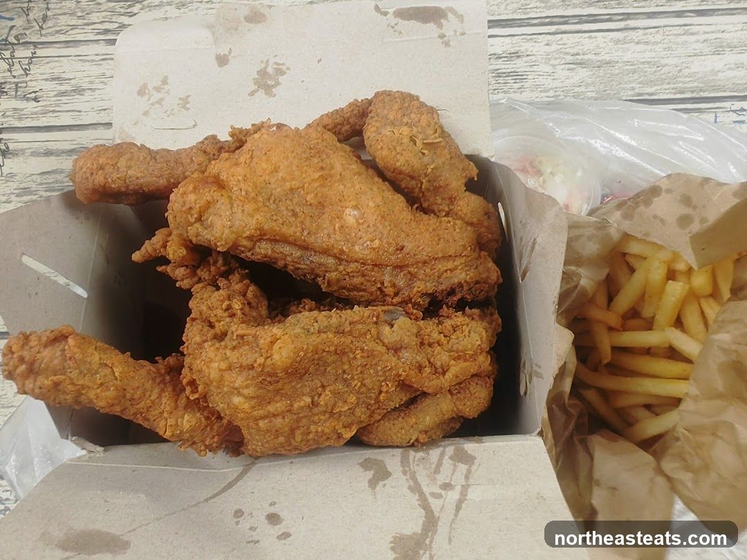 Fried Chicken and Fries