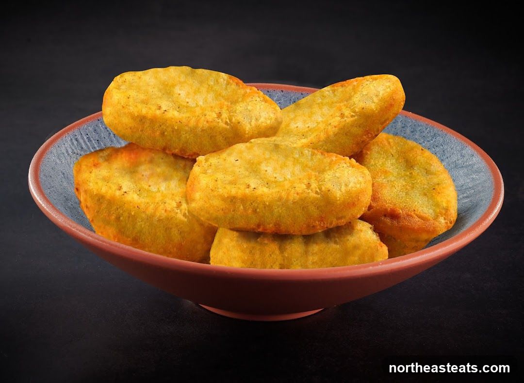 Golden Brown Nuggets in a Bowl