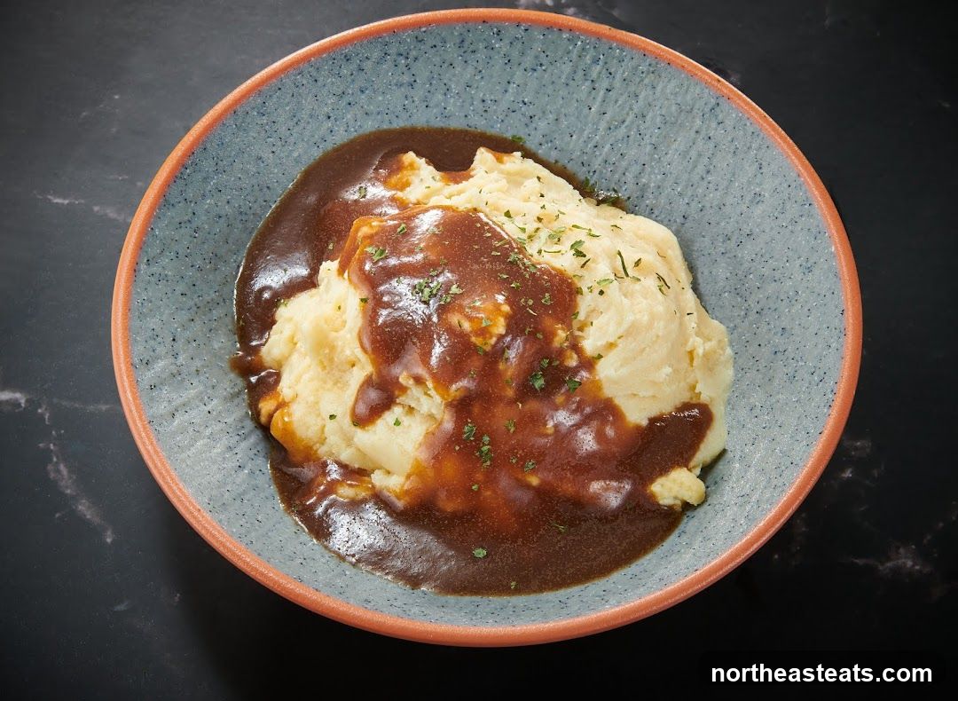 Mashed Potatoes with Gravy
