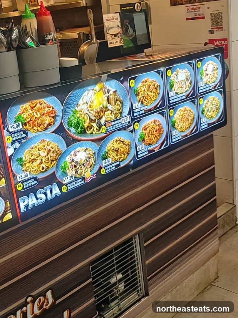 Pasta Menu