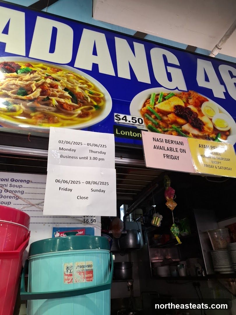 Food Stall Signage