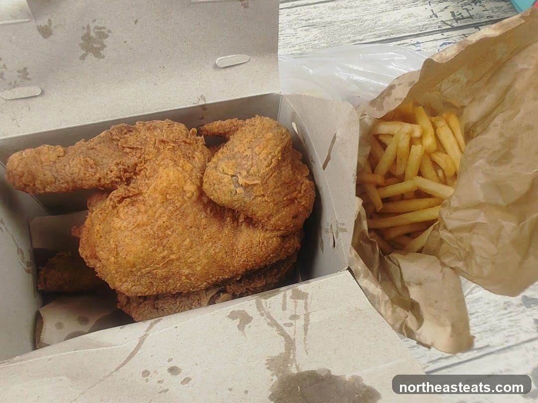 Fried Chicken and Fries