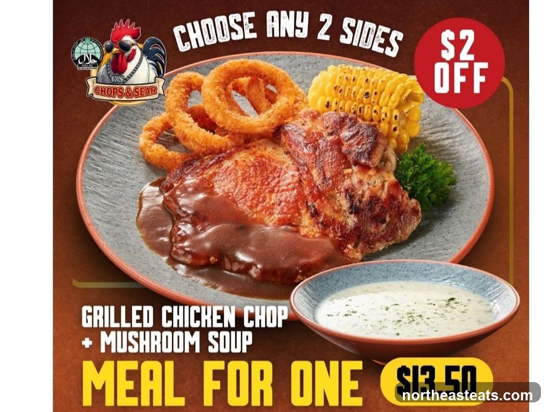 Grilled Chicken Chop Meal