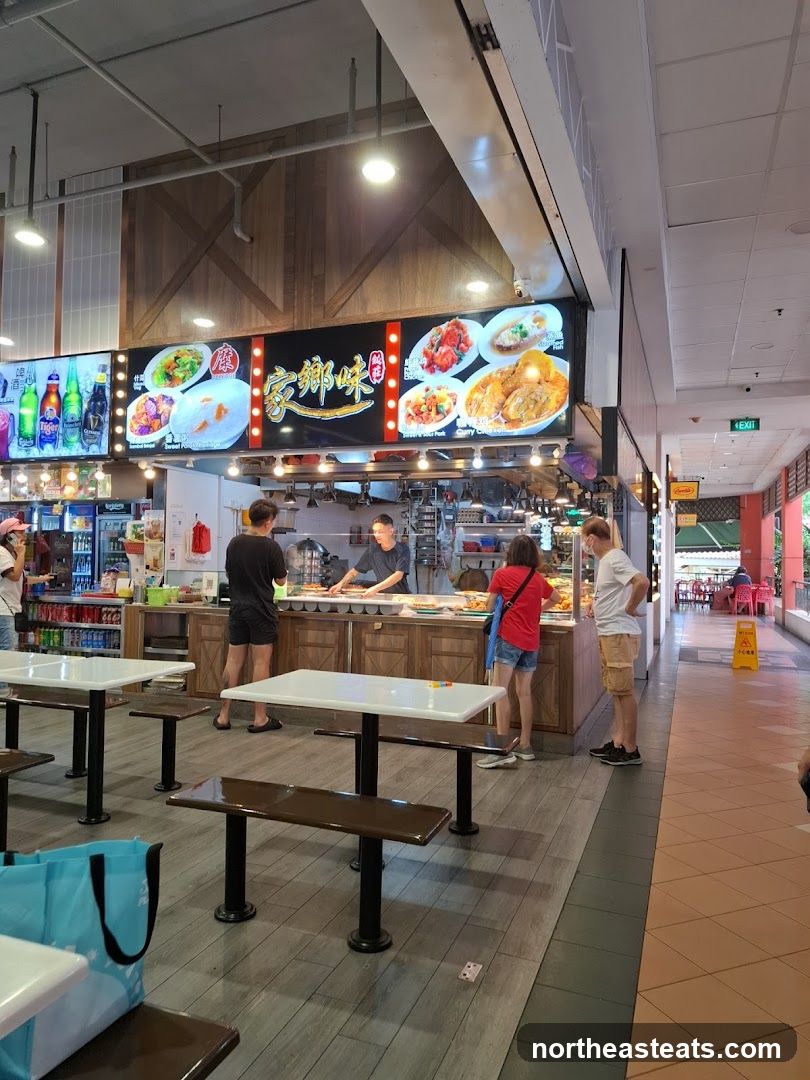 Food Stall with Menu Display