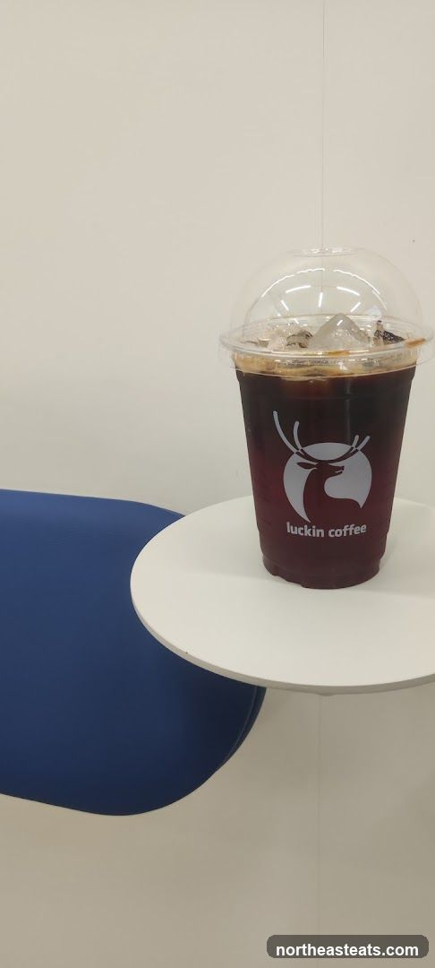 Iced Coffee with Luckin Coffee Logo