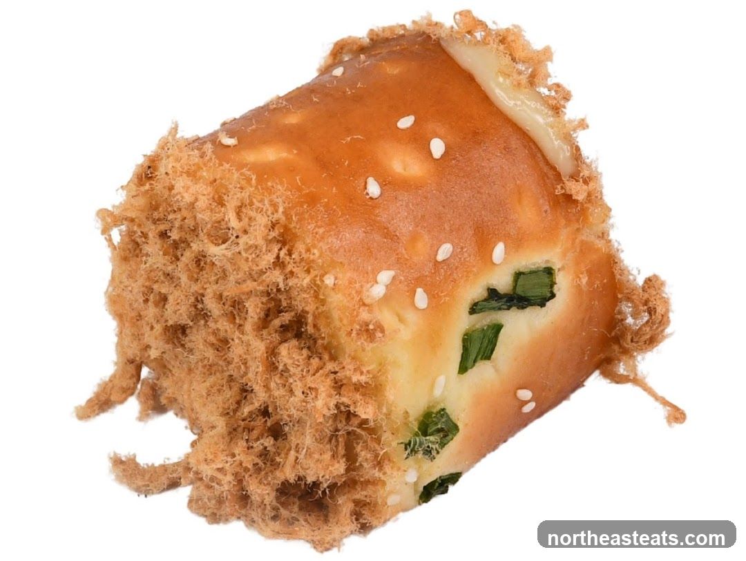 Savory Bread Roll with Shredded Pork