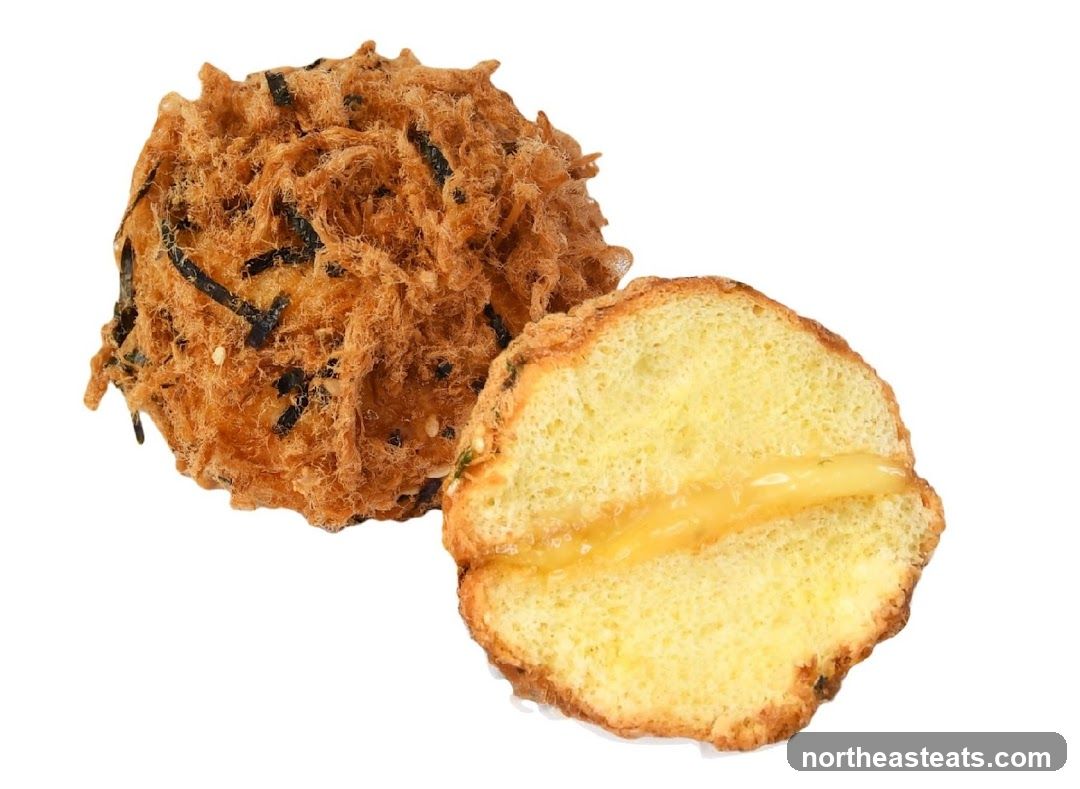 Savory Pork Floss Bread with Custard Filling