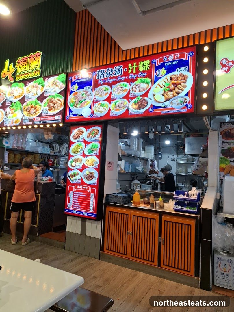 Food Stall Menu
