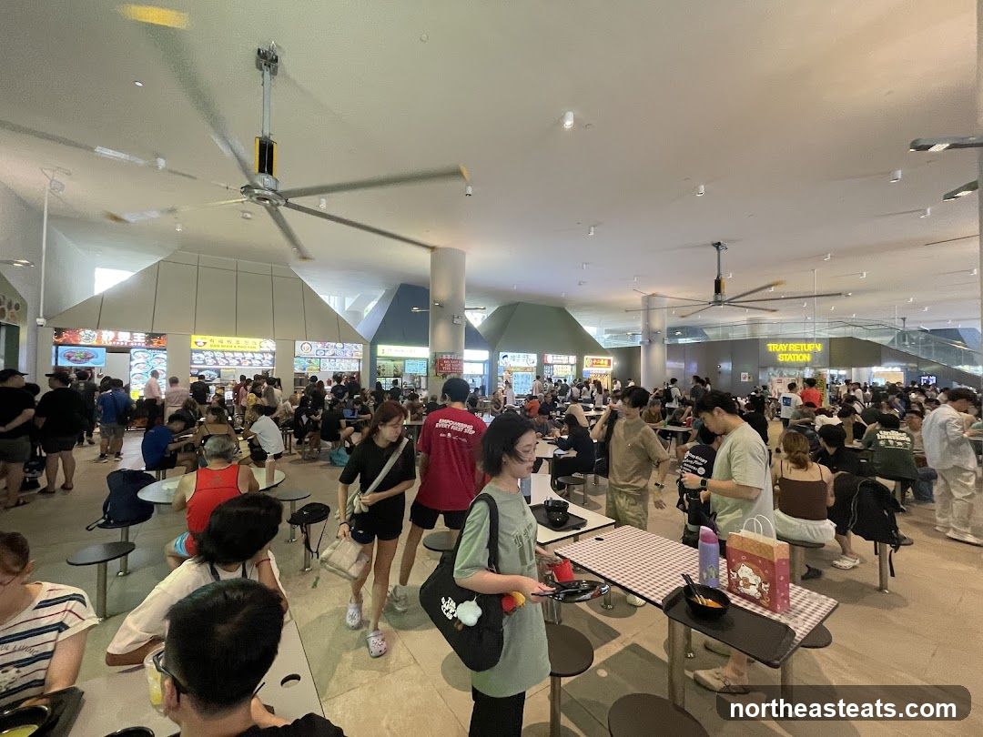 Busy Food Court