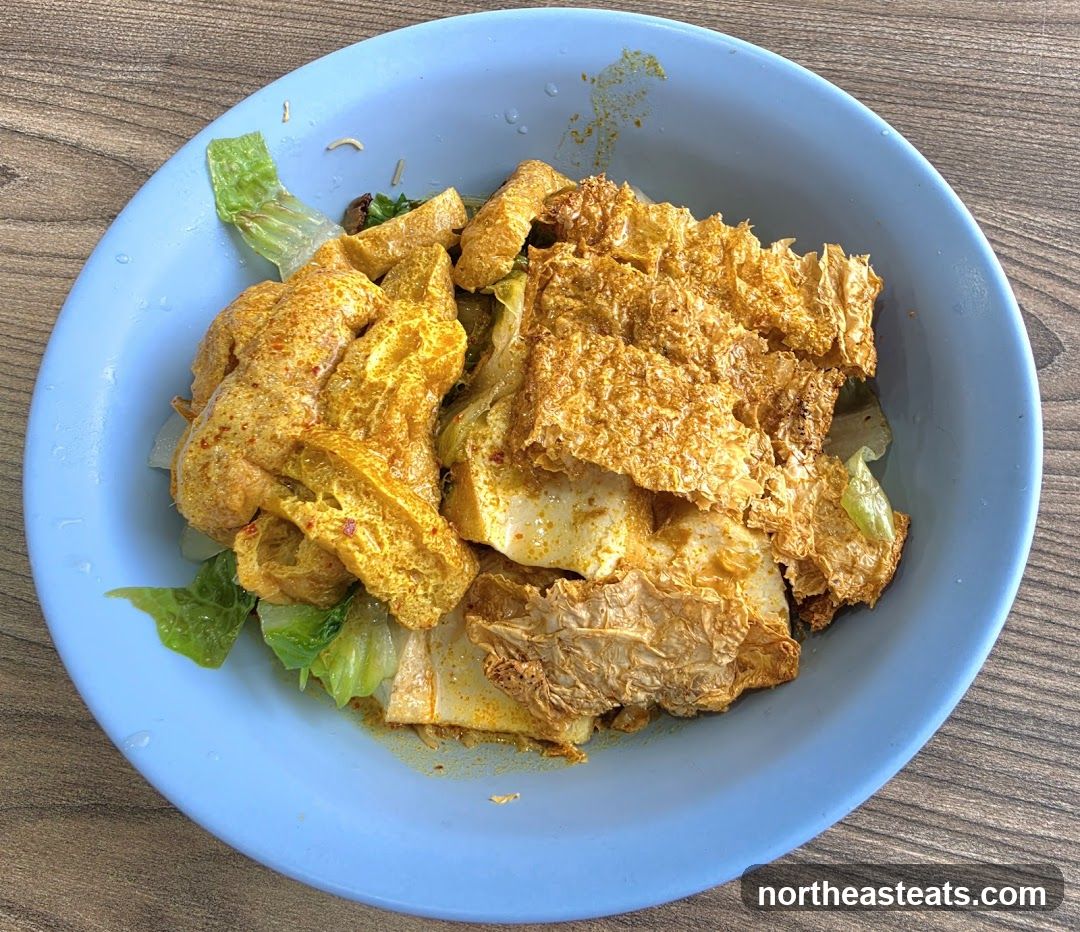 Fried Tofu and Bean Curd Skin Dish