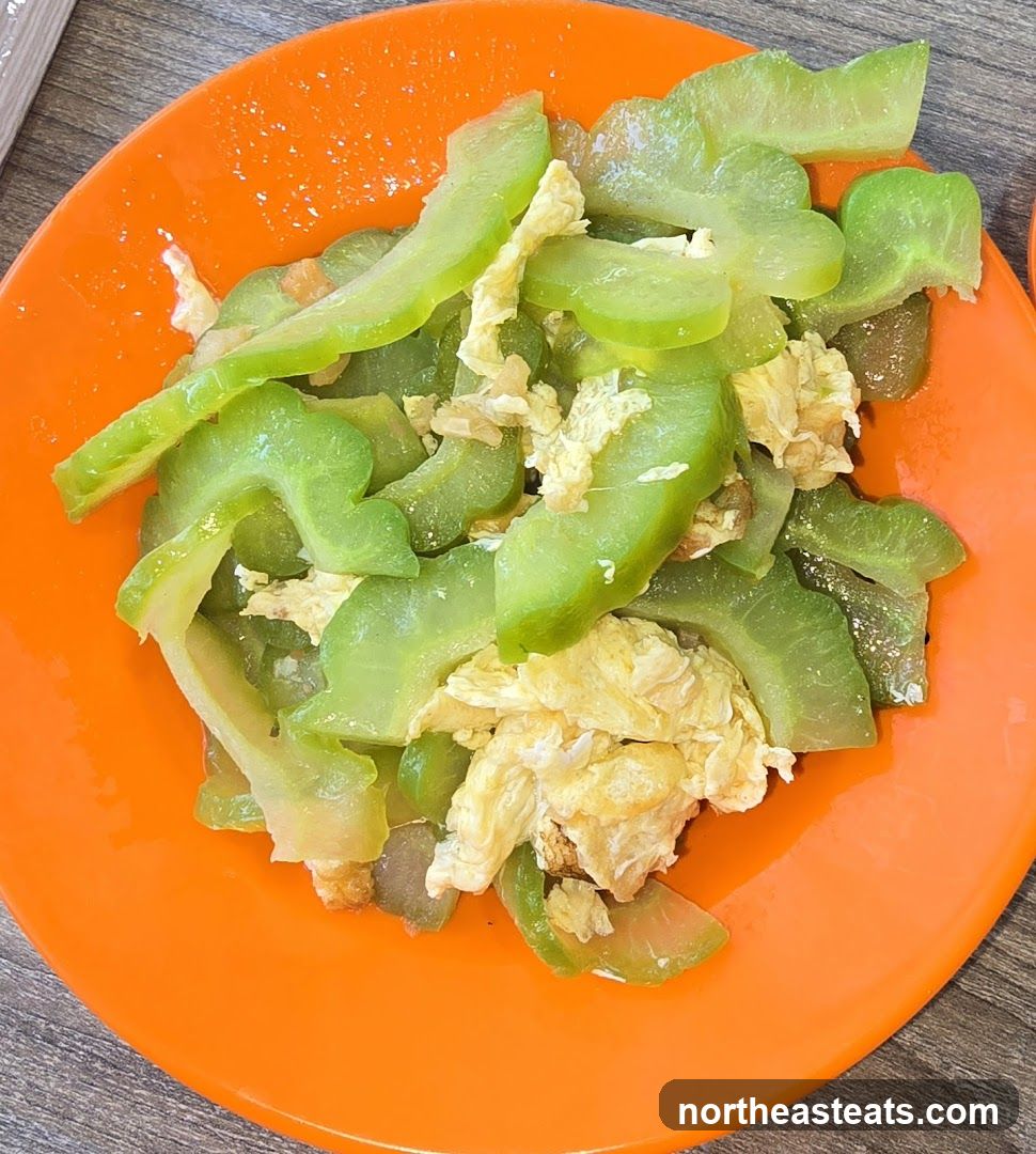 Stir-fried Bitter Melon with Egg
