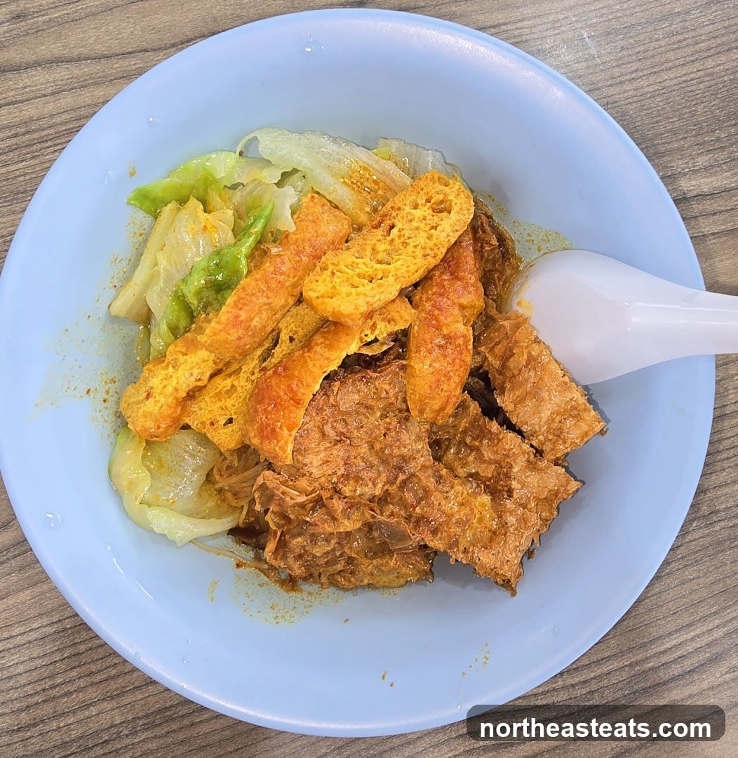 Curry Noodles with Tofu and Vegetables