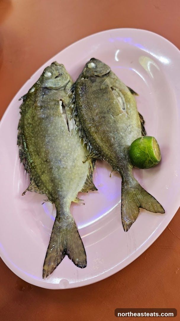 Two Grilled Fish with Lime
