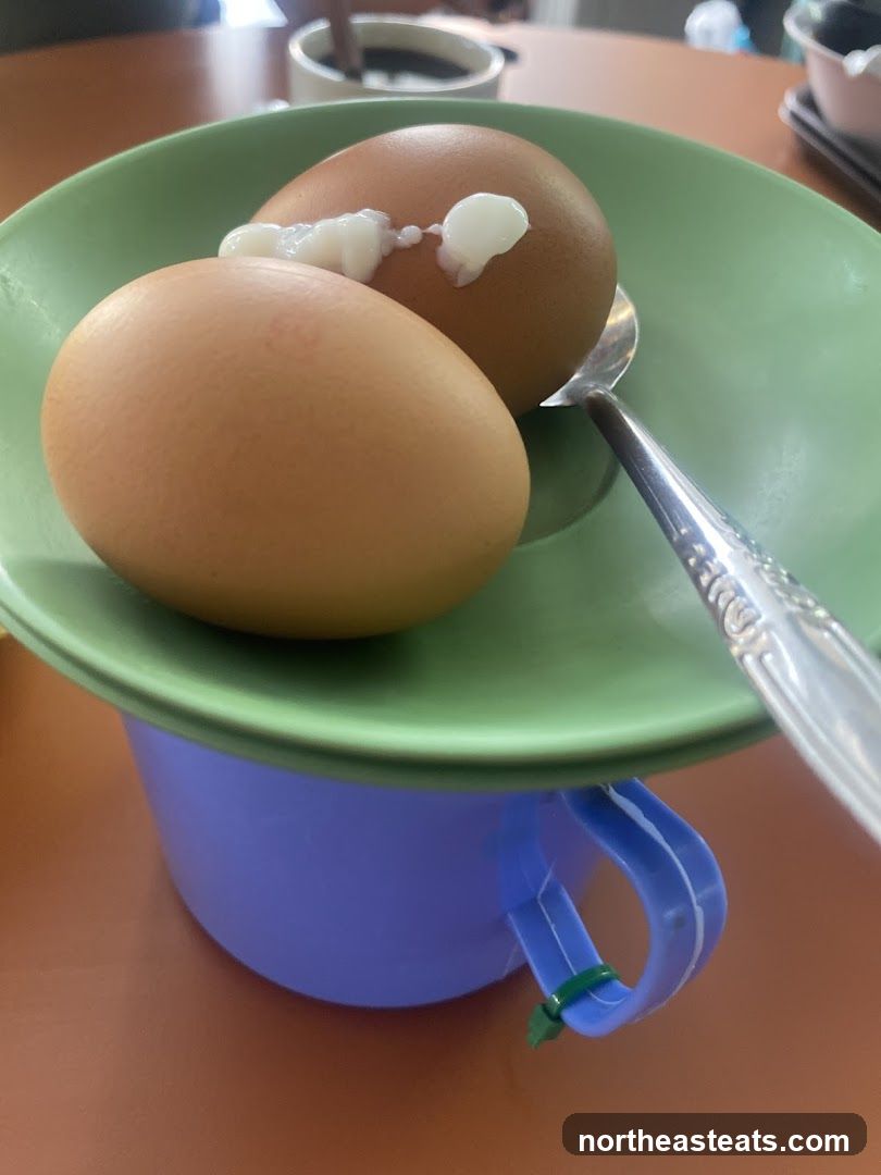 Soft-boiled eggs
