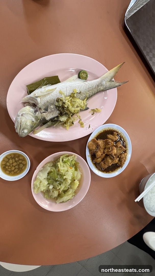 Steamed Fish with Sides