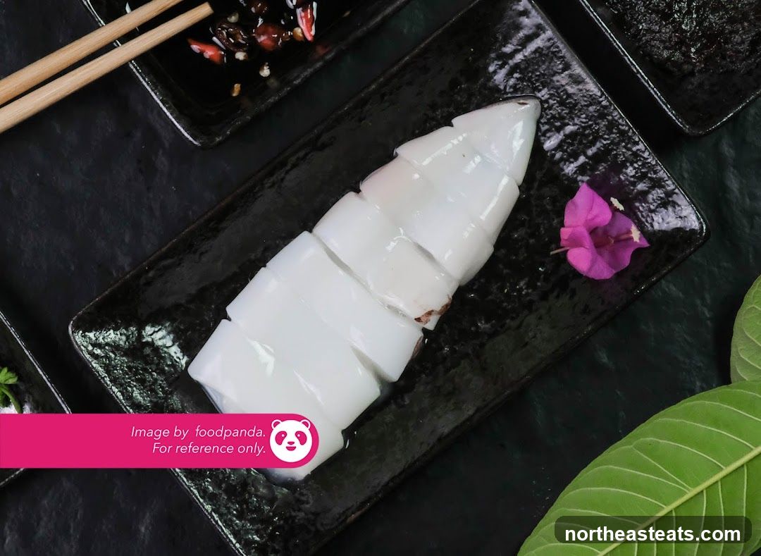 Sliced Squid Dish