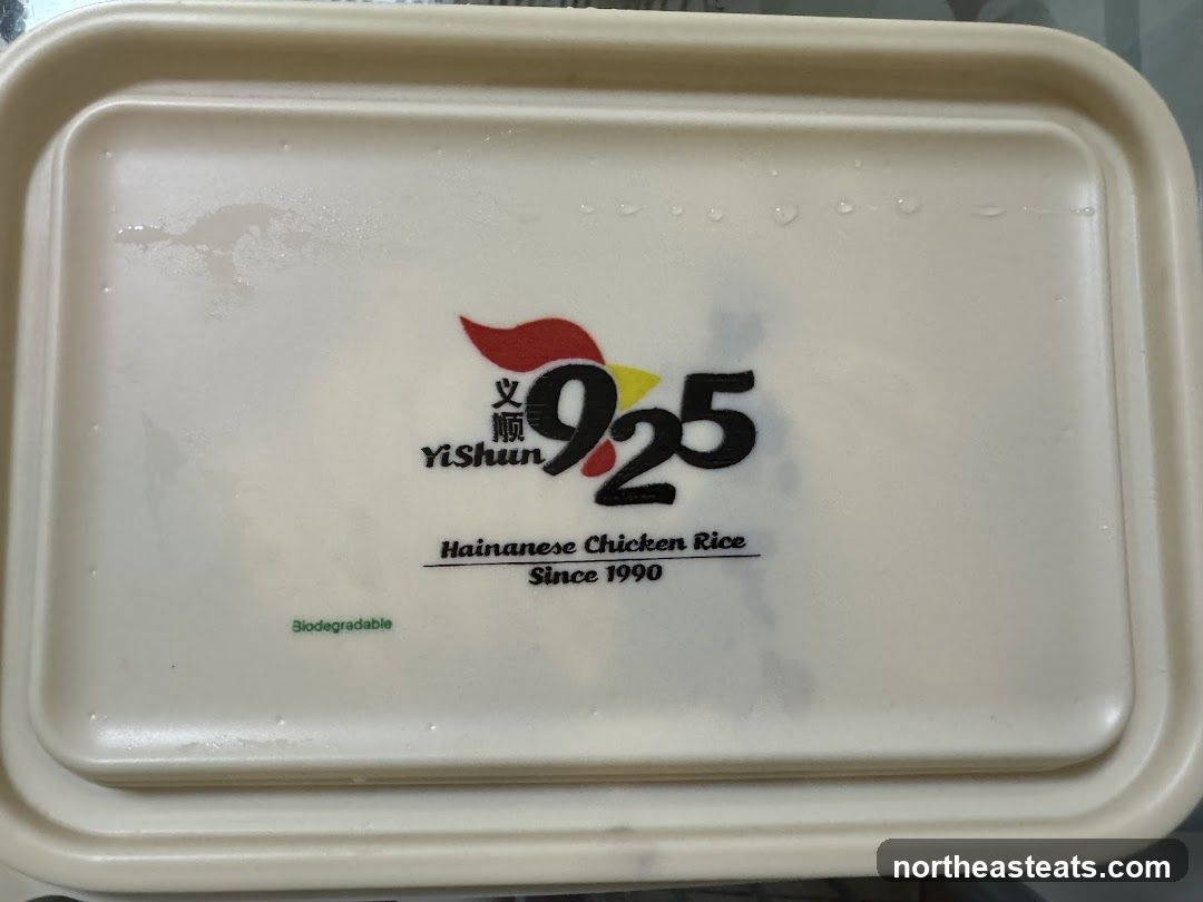 Yi Shun Hainanese Chicken Rice Container