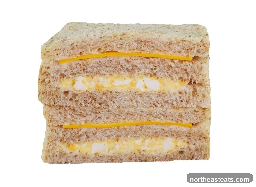 Egg Salad and Cheese Sandwich