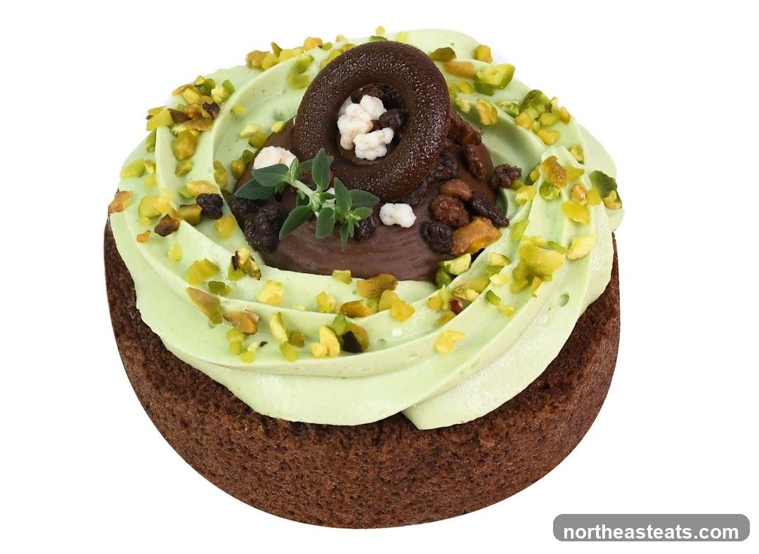 Pistachio and Chocolate Tart