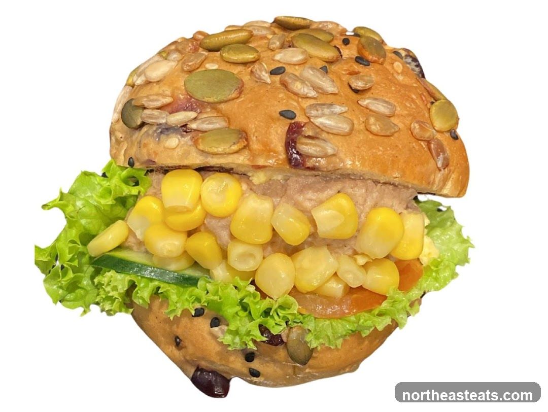Sandwich with Corn and Seeds