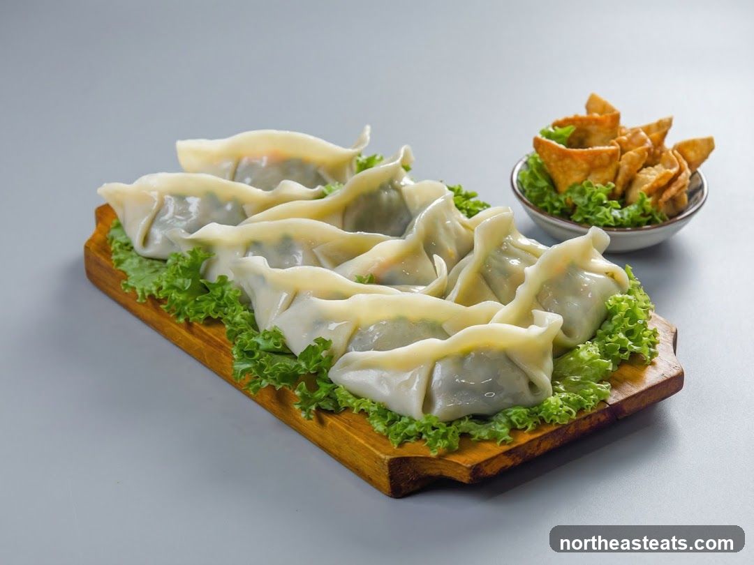 Steamed Dumplings and Fried Wontons